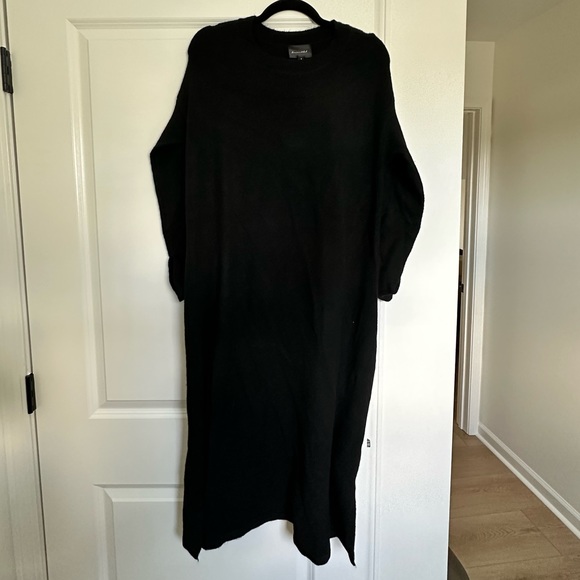Line & Dot Calli Sweater Dress Black Size S - Picture 2 of 3